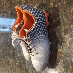 JABASIC Kids Outdoor Soccer Cleats Athletic Firm Ground Football Shoes